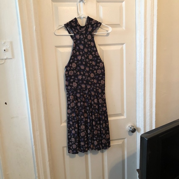 Free people floral print crisscross dress - Picture 3 of 7